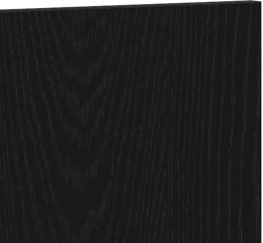 vidaXL Wooden Bed Headboard Black Oak 120x80cm