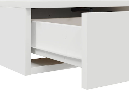 vidaXL Bettkasten aus Holz White 135x36.5x16.5cm