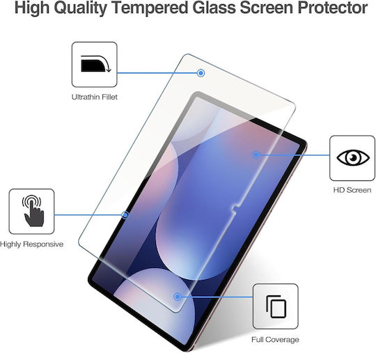 Folie din sticlă temperată pentru tabletele Samsung Galaxy Tab S10 Fe 2025 S9 Fe 10.9″ sticlă securizată