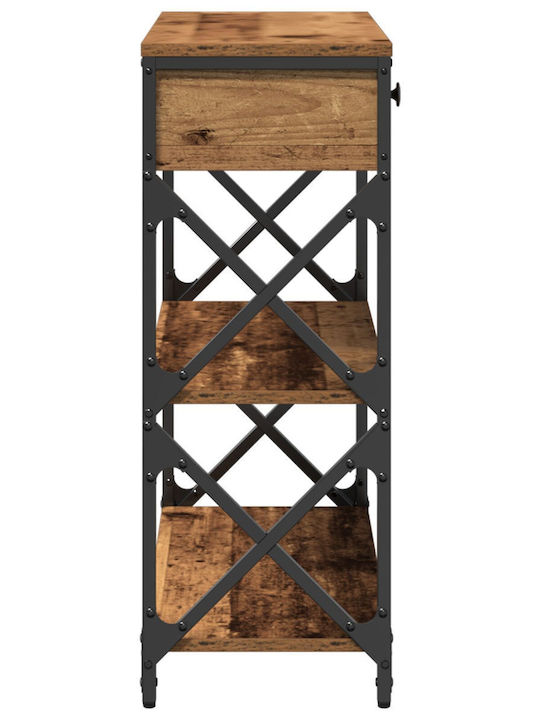 Console Table Wood & Metal L75xW28xH75cm
