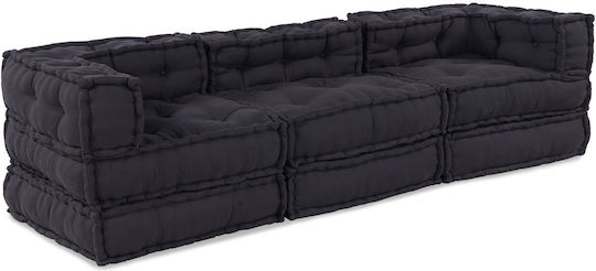 vidaXL Pernă De Canapea De Grădină Cu Spătar Antracit 3 Buc 70x70cm (Diverse Culori)