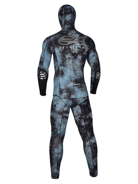 C4 Camo Skin Ocean Divisible Wetsuit Shaved for Speargun Camouflage 3mm