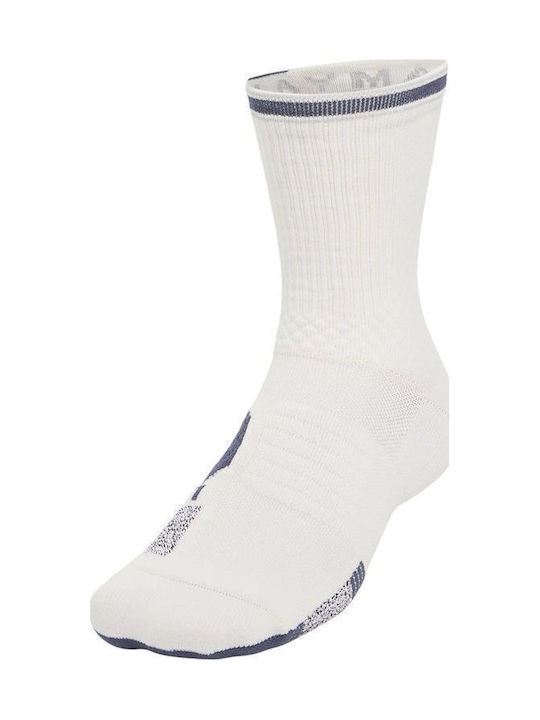 Under Armour Ad Playmaker Athletic Socks White 1 Pair