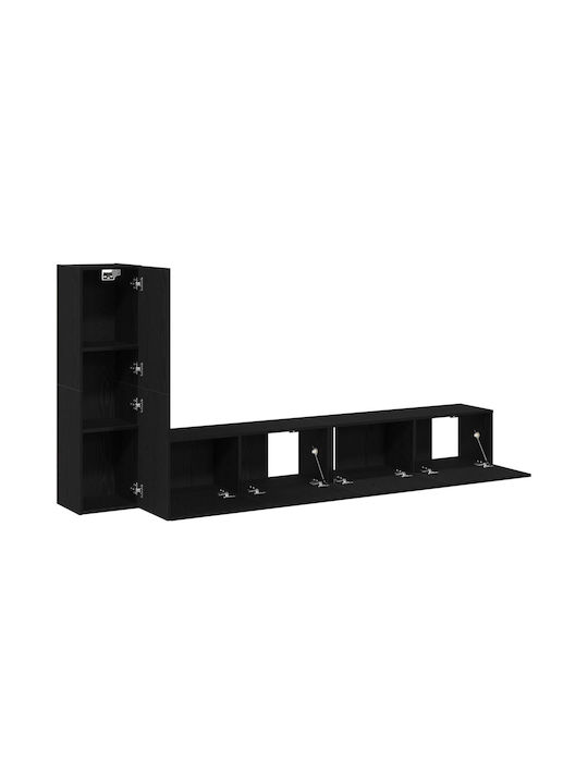 Wohnzimmer TV-Einheit Black Oak L100xB30xH30cm