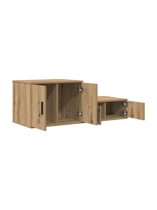 Cabinet Storage Solid Wood L108xW41xH40cm