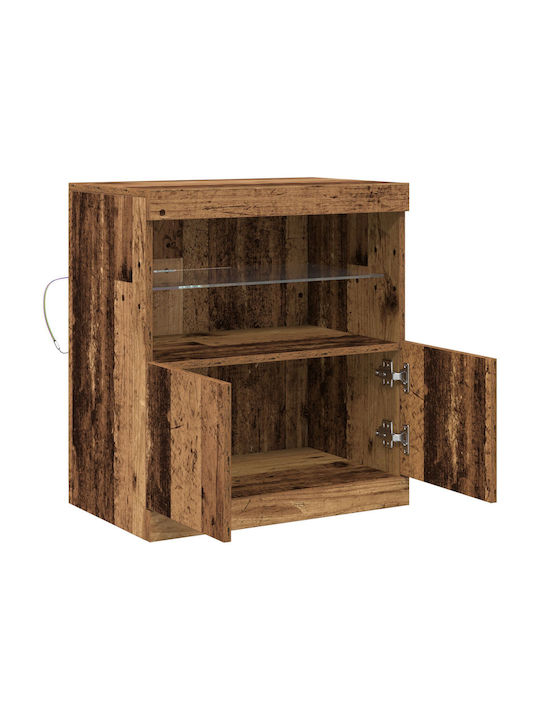 Cabinet Storage Solid Wood L60xW37xH67cm