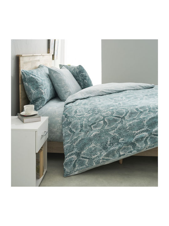 Charalambidis Textiles Duvet Cover Single 160x240 Sahara Turquoise