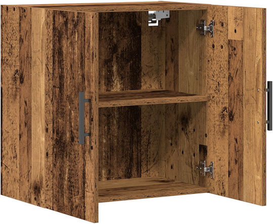 Wall Living Room Cabinet made of Particle Board Old Wood 60x31.5x60cm
