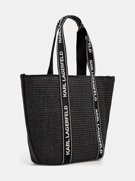 Essential Straw Women's Bag Shoulder Black