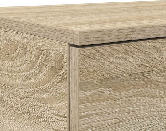vidaXL Bettkasten aus Holz Sonoma 135x36.5x16.5cm