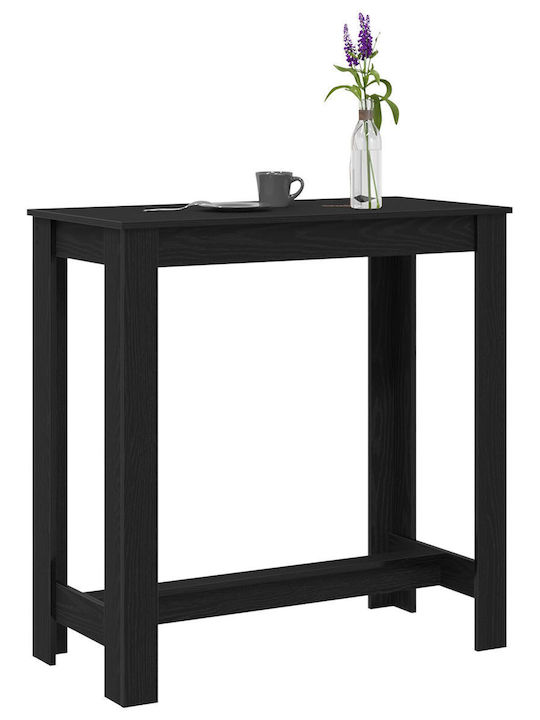 Tisch Bar Holz Black Velvet-Black Metal 102x50x103.5cm
