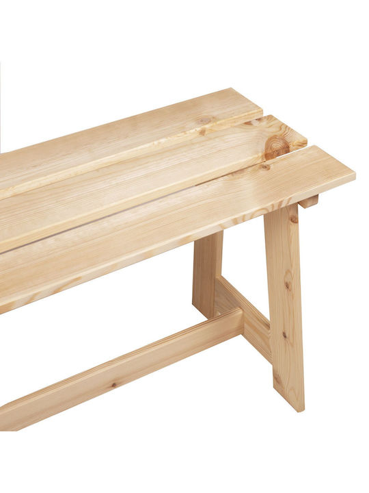Bench Outdoor Wooden 119x35x47cm