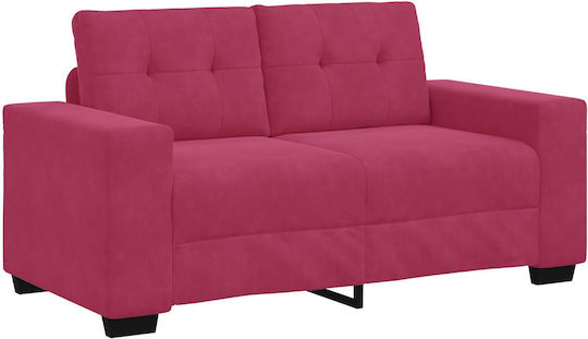 Living Room Furniture Set 3-Seater & 2-Seater & Armchair Red