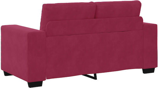 Living Room Furniture Set 3-Seater & 2-Seater & Armchair Red