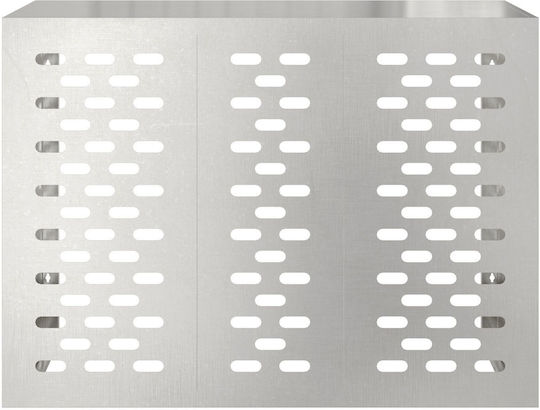 Vidaxl Air Conditioner Cover 110x50x80 cm Stainless Steel