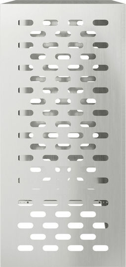 Vidaxl Air Conditioner Cover 110x50x105 cm Stainless Steel