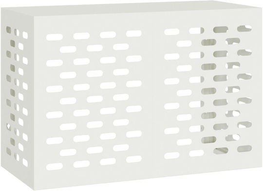 Air Conditioner Cover White 90x40x60 Steel