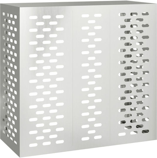 Vidaxl Air Conditioner Cover 110x50x105 cm Stainless Steel