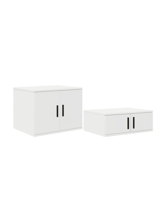 Drawers Storage Solid Wood L118xW41xH40cm