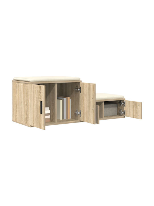 Drawers Storage Made of Wood L118xW41xH40cm