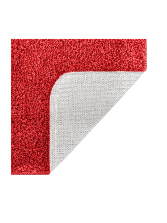 vidaXL Non-Slip Bath Mats Set 4019868 Red 3pcs