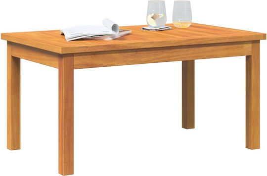 Sitting Room Table for Small Outdoor Spaces Made of Acacia 75x40x38cm