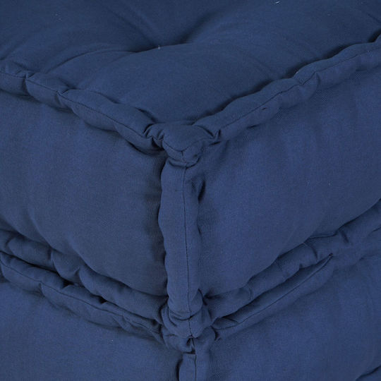 Bean Bag Chair Poof Indigo 70x70x54cm