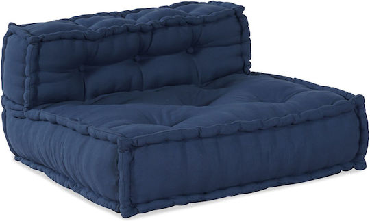 Bean Bag Chair Poof Indigo 70x70x54cm