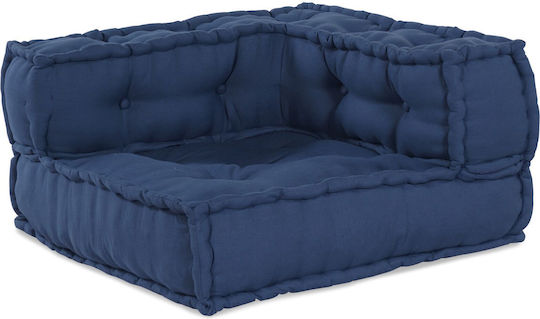 Bean Bag Chair Poof Indigo 70x70x54cm