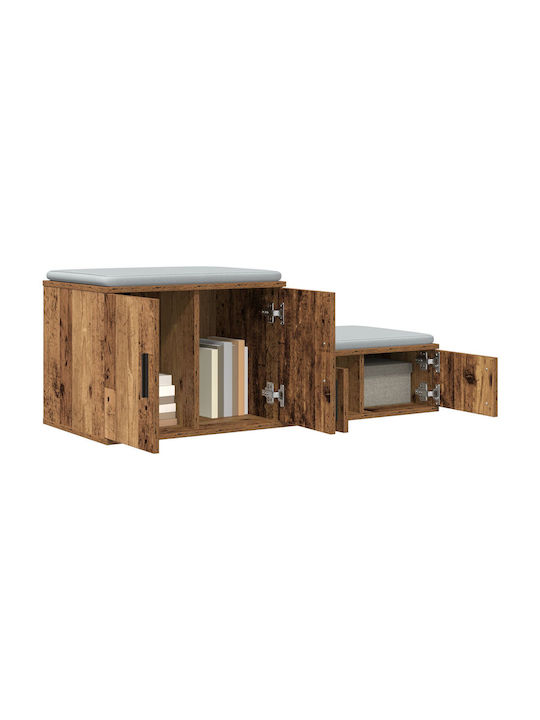 Cabinet Storage Solid Wood L108xW41xH40cm