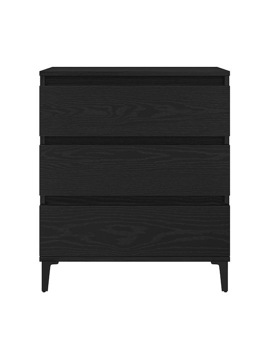 Συρταριέρα Креватокамарас Дървена Black Oak 60x35x70бр