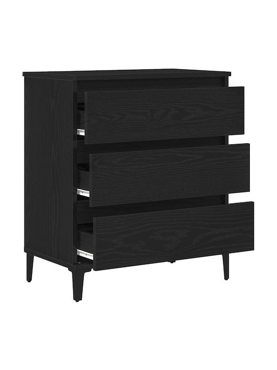 Συρταριέρα Креватокамарас Дървена Black Oak 60x35x70бр