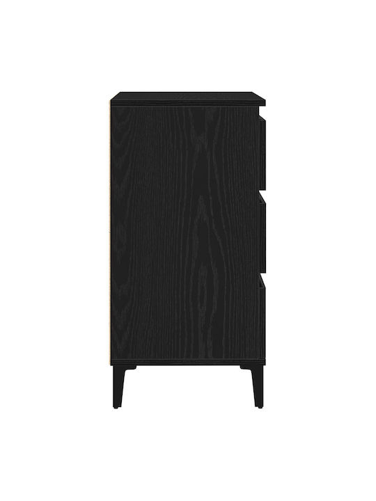 Συρταριέρα Креватокамарас Дървена Black Oak 60x35x70бр