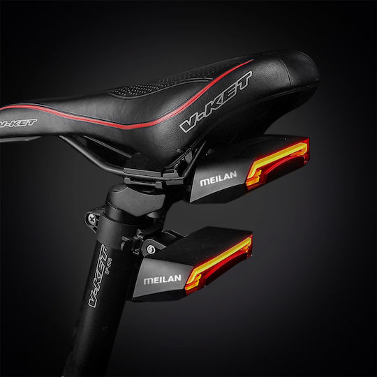 GloboStar 86050 Rechargeable Rear Bicycle Light Wireless LED