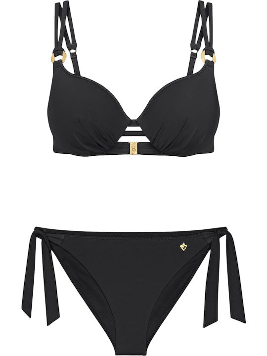Summer Twist Bikini-Set Black