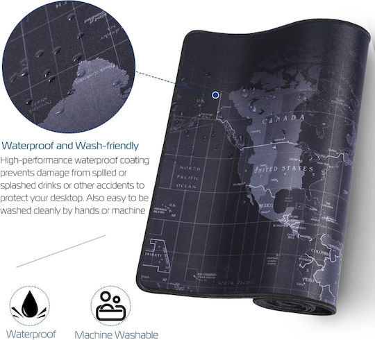 Mouse Pad Pyramid Rubber Gaming World Map 80x30cm