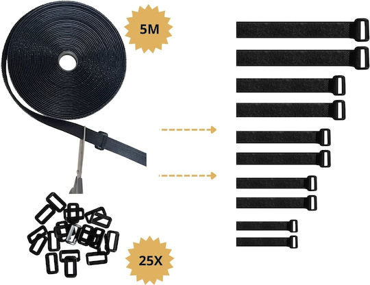 Hazarox Legătură Cablu Plastică Neagră (1 Buc) (NC000112)