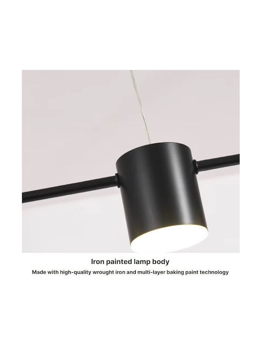 Home Lighting Висящо Осветително Тяло Черен 120x7см.
