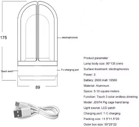 Home Lighting LED Lamp Warm to Cool White