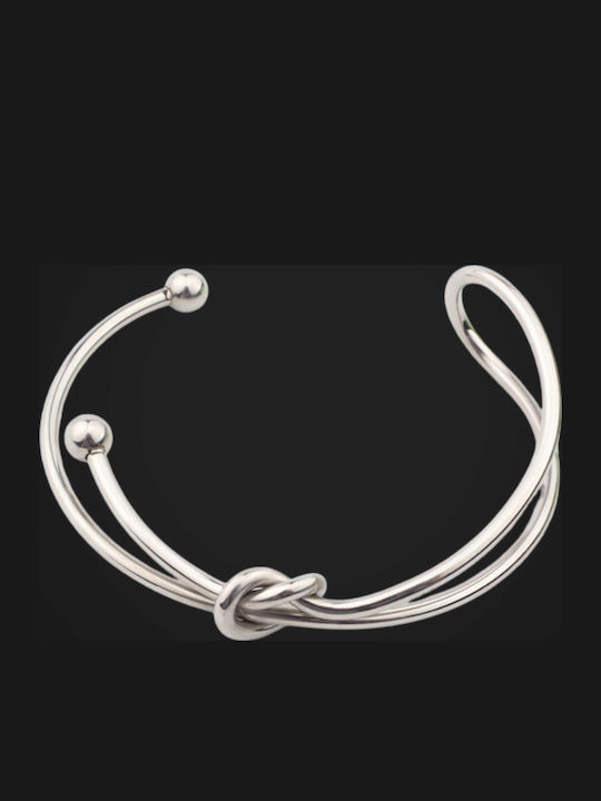 Met Women's Handcuff Bracelet Made of Stainless Steel 7cm