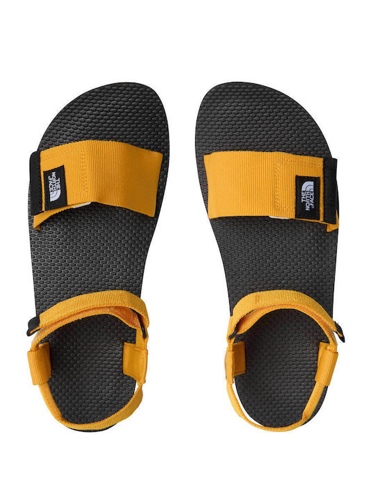 Summit Gold/tnf Black Ανδρικά Σανδάλια σε Κίτρινο Χρώμα