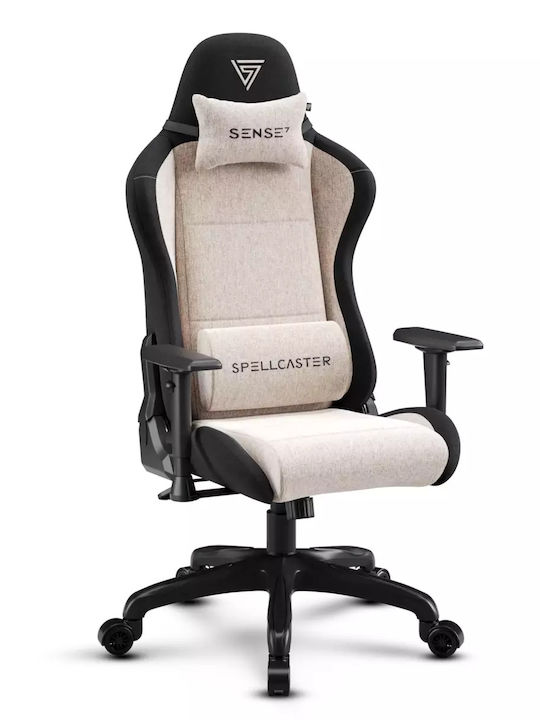 SENSE7 Spellcaster FUKU Scaun Gaming cu Brațe Reglabile Black / Beige