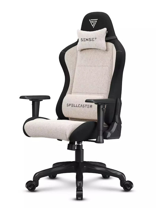 SENSE7 Spellcaster FUKU Scaun Gaming cu Brațe Reglabile Black / Beige