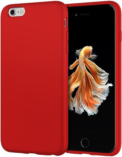 Red Silicone Protective Case Iphone 6s/6s Plus