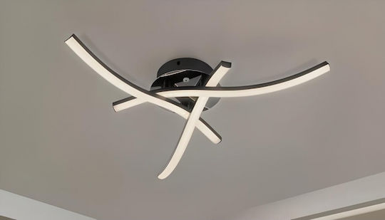 Home Lighting Plafonieră de Tavan 46buc Neagră cu LED Integrat