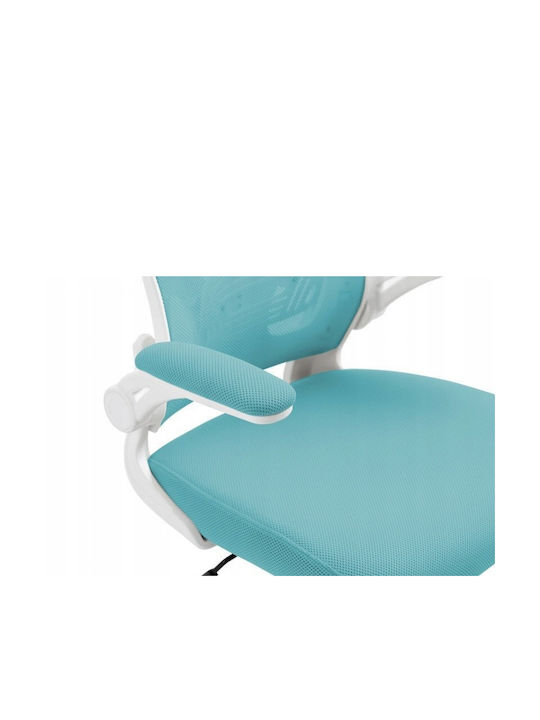 Καρέκλα Γραφείου με Ρυθμιζόμενα Μπράτσα Chios Turquoise Office Products