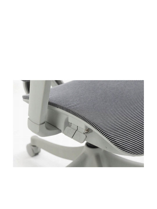 Office Products Skorpios Office Chair with Adjustable Arms Grey