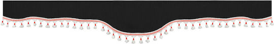 Lampa Truck Curtains Luxury Pro Cabin Black Red Set Lampa 8 Pieces L9604.0