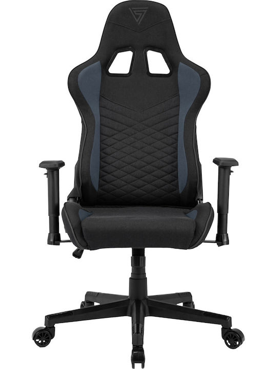SENSE7 Spellcaster Fabric Gaming Chair with Adjustable Arms Black/Blue