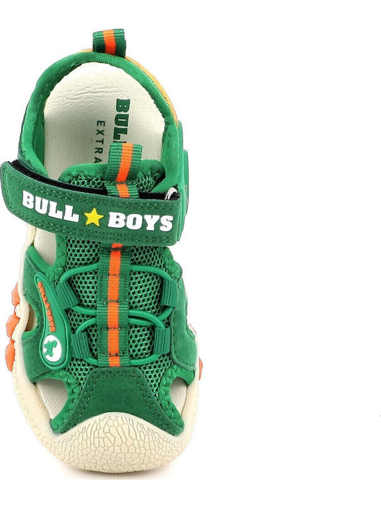 Shoe Sandals T-rex with Velcro & Lights Green
